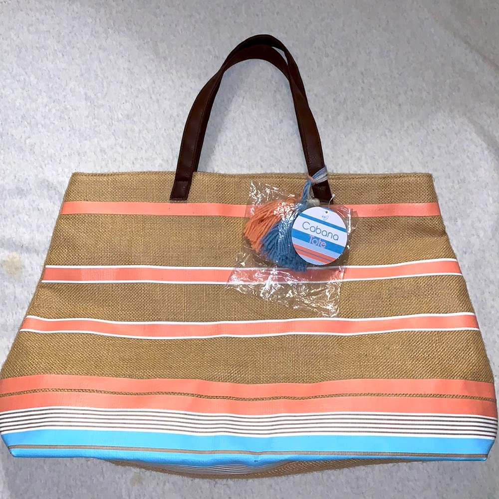 Cabana Sunset Tote Bag‎ Brand New